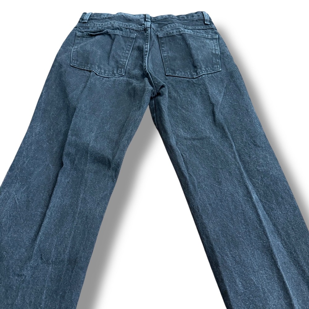 Faded Glory‎ Men's Black Denim Straight Leg Pants Size 33x30 (32x29) Y2K - Picture 4 of 7